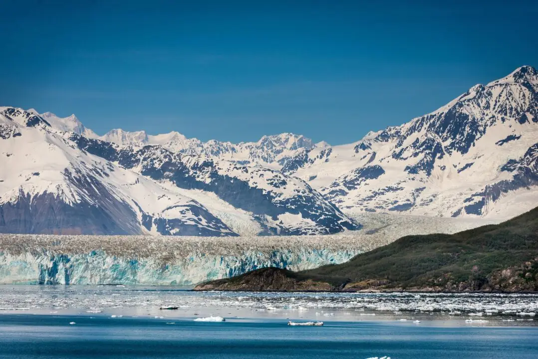 View of the Hubbard Glacier in Alaska