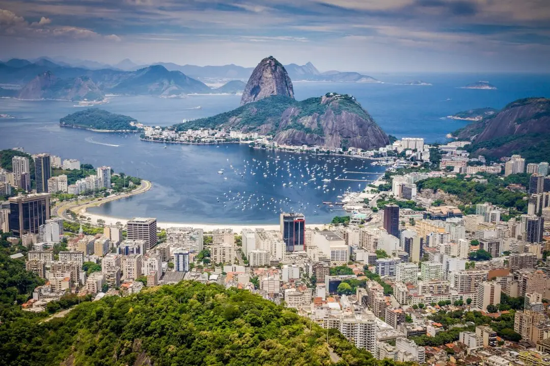 View towards Botafogo bay and Sugar Loaf