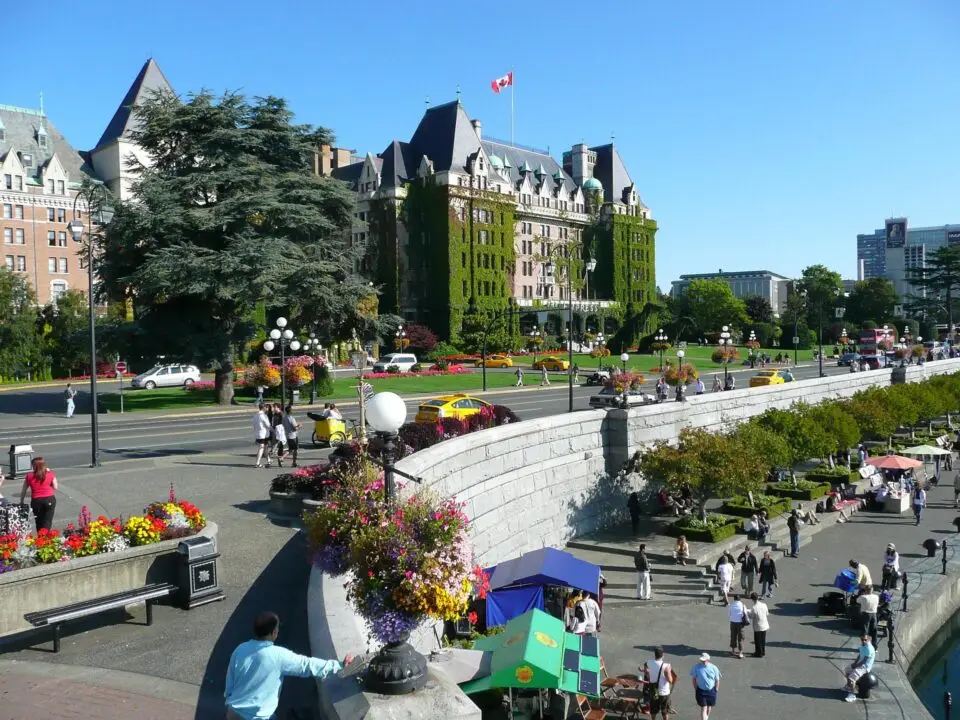 Victoria, British Columbia in the sunshine