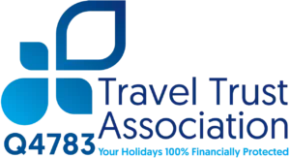 Logo showing Treehouse Travel's membership of the Travel Trust Association